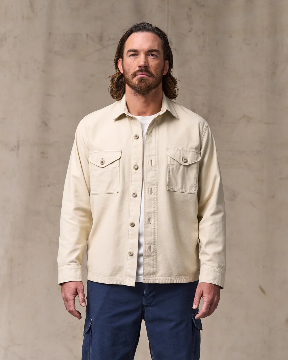 Heavy Cotton Utility Overshirt